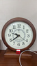 北極星實(shí)木座鐘客廳復古臺鐘家用時(shí)鐘表新中式大字體老人石英鐘表 T802（高28.5cm寬27cm） 曬單實(shí)拍圖