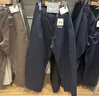 優(yōu)衣庫合作款/男裝女裝廓形長(cháng)褲/休閑褲褲子484875 69 藏青色 XS 曬單實(shí)拍圖