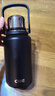 希樂(lè )（cille）大容量保溫杯戶(hù)外運動(dòng)便攜水杯男女316不銹鋼大號商務(wù)茶杯黑色 曬單實(shí)拍圖