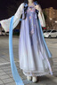 漢服套裝少女款唐制齊胸襦裙刺繡日常春夏款仙飄逸漢唐中國風(fēng)古裝 萸紫【里衣+裙子+披帛】 L （125-135斤） 曬單實(shí)拍圖