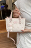 紐芝蘭（NUCELLE）飛馬小托特菜籃子包新款輕奢小眾手提斜挎女士包包生日禮物送女生 曬單實(shí)拍圖