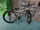 鳳凰（Phoenix）可折疊山地車(chē)自行車(chē)成人男女新款式學(xué)生12到18歲變速越野軟尾單車(chē) 輻條輪/折疊雙避震【密封全軸承】鋼架肖灰 26寸-24速【身高158-188cm】 曬單實(shí)拍圖