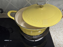 北鼎（Buydeem）電磁爐 多功能一體電磁爐鍋 電磁爐家用大功率電磁爐火鍋 湯鍋琺瑯鍋免火炒菜 限時(shí)補貼 【琺瑯CP|小鵝黃】2代電磁爐+25cm琺瑯燜燉鍋 曬單實(shí)拍圖