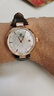 天王（TIAN WANG）手表女士石英表輕奢小眾高級感皮帶腕表情人節禮物女朋友31368 玫瑰金 曬單實(shí)拍圖