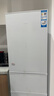 Haier218升三門(mén)冰箱三溫區防串味中門(mén)軟冷凍小型家用租房小戶(hù)型節能小冰箱 BCD-216LHC3E0WV三級能效 曬單實(shí)拍圖
