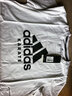 阿迪達斯（adidas）男裝夏季透氣舒適休閑運動(dòng)寬松半袖上衣短袖ADICTK-WB S  白黑  曬單實(shí)拍圖