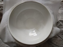 系客舟泡面碗帶蓋加厚陶瓷大容量(900毫升)微波爐碗 米白色 曬單實(shí)拍圖