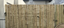 臨雅竹籬笆柵欄圍欄戶(hù)外圍墻護欄花園庭院裝飾防腐竹子隔斷墻竹桿造景 高1.5米X長(cháng)2米【送2根橫桿】 曬單實(shí)拍圖