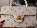 酷奇袋鼠真皮質(zhì)感高級小眾輕奢手提包包女2025七夕潮質(zhì)感斜挎包 米白色(活動(dòng)沖量) 曬單實(shí)拍圖