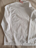 Mr.Bu布先生明星同款男士長(cháng)袖T恤春秋季小白T情侶內搭打底衫純色衣服 圓領(lǐng)-皓月白 L (175) 曬單實(shí)拍圖