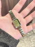 LOLA ROSE羅拉玫瑰鑲鉆方糖小綠表手表女士時(shí)尚輕奢高級感女表生日禮物女生 曬單實(shí)拍圖