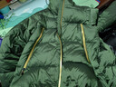 千仞崗冬季羽絨服亮面面包服撞色短款立領(lǐng)時(shí)尚潮流百搭休閑保暖防寒服女 海藻綠 S (160) 曬單實(shí)拍圖