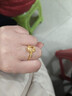 傾愛(ài)黃水晶S925銀戒指女金光開(kāi)口戒子高級百搭首飾品生日禮物送女友 曬單實(shí)拍圖