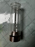 蘇泊爾（SUPOR）玻璃杯茶水分離男款水杯雙層高硼硅玻璃耐高溫大容量泡茶杯子禮物 行硯黑400mL 曬單實(shí)拍圖