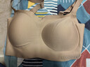 幸棉赫本領(lǐng)粉底液內衣女隱形無(wú)痕收副乳無(wú)尺碼小胸顯大背心文胸罩 曬單實(shí)拍圖