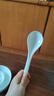 陶瓷大勺子家用湯勺盛湯裝湯勺湯 23cm純白大勺子1根 曬單實(shí)拍圖