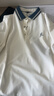 勁霸男裝夏季新款男士翻領(lǐng)t恤桑蠶絲高端男士polo衫BTBE2561 乳白 L (175) 曬單實(shí)拍圖