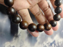 初緒天然雷擊崖柏木珠子散珠圓珠木珠108顆diy文玩手鏈散珠配飾 雷擊崖柏12mm一顆 曬單實(shí)拍圖