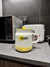 德國進(jìn)口多功能燒水杯熱奶杯電煮杯可攜式加熱電熱水杯煮粥燉煮杯 0.8L 【禮盒裝】奶酪黃 曬單實(shí)拍圖