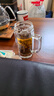 水宜生玻璃杯茶杯雙層弱堿性水杯純鈦茶漏辦公杯帶手柄商務(wù)水晶杯防燙 鈦辦公杯380ml 曬單實(shí)拍圖