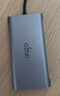 愛(ài)國者（aigo）Type-C擴展塢USB3.0分線(xiàn)器RJ45千兆網(wǎng)口轉接器HDMI/VGA轉接頭PD100W快充USB拓展塢T07-R(金屬) 曬單實(shí)拍圖