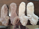 俞兆林羊羔絨襪子女秋冬天保暖加絨加厚防滑地板襪居家月子襪睡眠中筒襪 曬單實(shí)拍圖