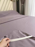 MIDO HOUSE銘都60支純棉酒店隔臟睡袋旅行床單被罩便攜旅睡寶 薄紗紫210*210 曬單實(shí)拍圖