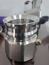COLBRO半自動(dòng)摩卡壺梯田接粉環(huán)接粉器布粉器壓粉器裝填粉器防飛粉不撒粉 304鋼環(huán)（三閥兩杯、配黑色梯田 曬單實(shí)拍圖
