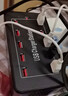 OLPAY多口usb充電器多孔插頭桌面充電站手機充電樁多接口通用大功率快充工作室多功能電源排插座擴展器 10USB充電器-黑色【100W】 曬單實(shí)拍圖