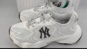 MLB官方老爹鞋男鞋子 網(wǎng)面運動(dòng)鞋透氣跑鞋情侶休閑鞋女鞋潮3ASHW075N 紐約洋基隊/米白色 36.5 (230mm) 曬單實(shí)拍圖