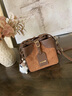 CALWAN KEODH輕奢包包女包斜挎水桶包2026新款單肩包生日禮物高級感送女友老婆 棕色-時(shí)尚百搭小眾品牌 曬單實(shí)拍圖