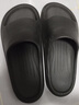 樸西香蕉船涼拖鞋女士浴室不易滑居家室內四季情侶拖鞋男 黑色 40-41 曬單實(shí)拍圖