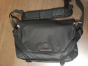光影行星（GYXX）阿波羅2斜挎包男士通勤便攜單肩背包大容量郵差電腦包 曜夜黑/中號 適合14寸電腦 曬單實(shí)拍圖