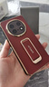 智父oppo find n5手機殼oppofind n5折疊屏保護套超薄中軸全包防摔oppo findn5真皮腕帶支架高級感外殼 【瑞紅色】頭層牛皮*磁吸腕帶*旋轉支架 曬單實(shí)拍圖
