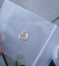 中國黃金（CHINA GOLD）足金愛(ài)心項鏈新款頸鏈黃金心型吊墜情人生日送女友38婦女節禮物 【年終回饋/京速達】愛(ài)心吊墜約0.1g贈銀鏈 曬單實(shí)拍圖