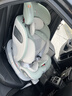Heekin引領(lǐng)者兒童安全座椅汽車(chē)用0-12歲嬰兒寶寶車(chē)載可坐躺智能通風(fēng)加熱 青提綠MAX(加配+全罩式遮陽(yáng)棚) 曬單實(shí)拍圖