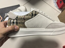 柒牌男士休閑鞋2024秋季新款時(shí)尚潮流百搭輕便舒適系帶男鞋子白色板鞋 大白 40 曬單實(shí)拍圖