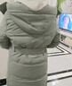 鴨鴨（YAYA）羽絨服女長(cháng)款過(guò)膝2025冬季新款時(shí)尚氣質(zhì)收腰顯瘦加厚保暖外套XB 瓷綠色 【長(cháng)款護暖/收腰顯瘦/現貨速發(fā)】 L (165) 曬單實(shí)拍圖