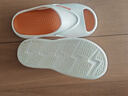 回力拖鞋男士運動(dòng)涼鞋外穿踩屎感厚底防滑沙灘鞋HL3A20 白橙色 42-43 曬單實(shí)拍圖