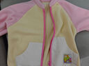 巴拉巴拉童裝兒童外套男女童2026春裝寶寶雙面搖粒絨抗靜電清新撞色上衣萌 曬單實(shí)拍圖