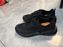 百麗厚底輕便健步鞋男戶(hù)外增高休閑運動(dòng)鞋A1980BM5 煙墨黑 42 曬單實(shí)拍圖