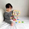 科巢硅膠手抓板兒童益智玩具0-3歲寶寶蒙氏早教嬰兒拼圖形狀配對 數字小天地【柔軟硅膠-練習抓握】 曬單實(shí)拍圖