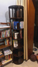 林之語(yǔ)全實(shí)木旋轉書(shū)架360度書(shū)柜一體靠墻可移動(dòng)收納轉角立式置物架落地 熱賣(mài)【FAS級橡膠木】6層46*193CM胡桃木色 曬單實(shí)拍圖
