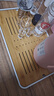 竹制茶盤(pán)家用簡(jiǎn)約小茶臺瀝水盤(pán)茶托盤(pán)茶具茶托茶海功夫茶小型 行云大茶盤(pán)白色43*26【儲排款】 曬單實(shí)拍圖