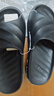 回力運動(dòng)拖鞋男士家居防滑防臭eva浴室涼鞋外穿厚底沙灘鞋 黑色42-43 曬單實(shí)拍圖