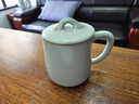 雅瓷汝窯辦公室茶杯陶瓷泡茶杯家用帶蓋喝茶杯修心杯高檔禮 汝窯修心杯 曬單實(shí)拍圖