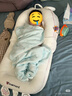 LOVEMAMI英國斜坡枕嬰兒防吐奶斜坡墊寶寶床中床新生兒防驚跳神器睡覺(jué) 威爾士白-升級加大【三檔可調節-秒變床中床】 曬單實(shí)拍圖