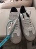 特步德訓鞋男板鞋秋季新款運動(dòng)鞋復古休閑鞋經(jīng)典賽車(chē)鞋子T頭鞋子 曬單實(shí)拍圖