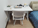 雅美樂(lè )電腦桌臺式加粗加厚書(shū)桌學(xué)習桌辦公家用簡(jiǎn)易電競游戲桌白色120*60 曬單實(shí)拍圖