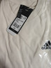 adidas情侶休閑純棉上衣圓領(lǐng)短袖T恤男女夏季阿迪達斯官方輕運動(dòng) 米白   XS 曬單實(shí)拍圖